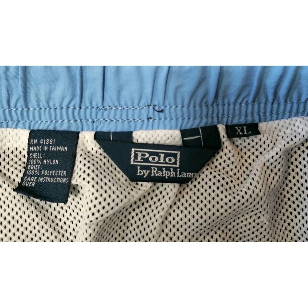 Vtg Polo Ralph Lauren Swim Trunks XL Inseam 9
